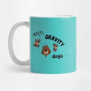 Anti Gravity Dogs Funny Nonsense Art By Abby Anime Mug